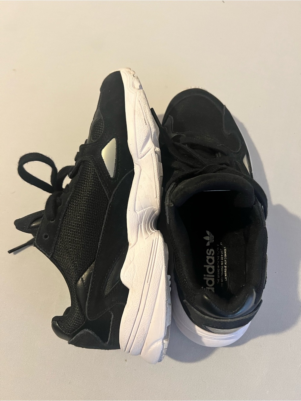 Adidas Originals Falcon Core Black Trainers | Women’s 8